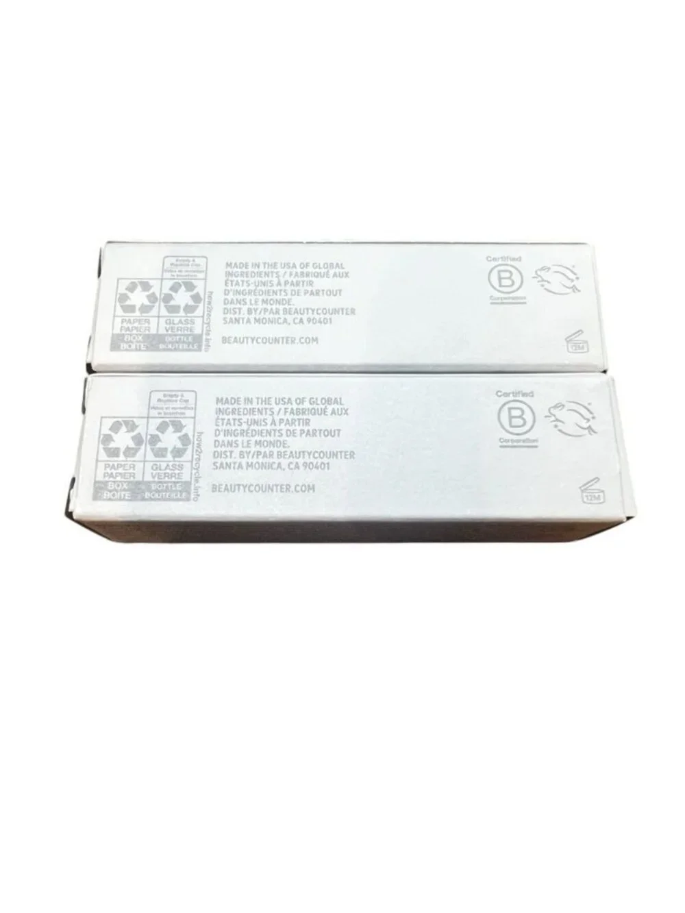 BeautyCounter Lid Glow Cream Eye Shadow Set Of 2 Ember & Aura New In Box 5 ML